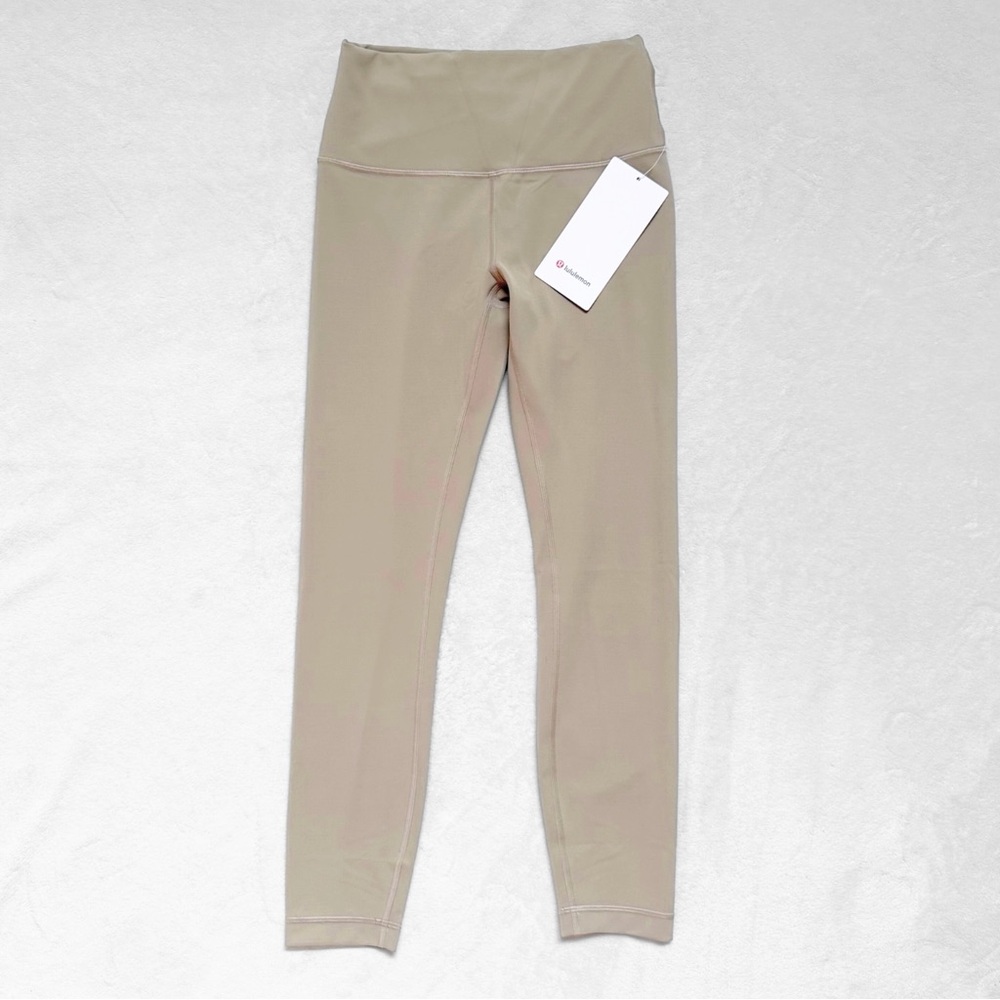 NWT Lululemon Wunder Train HR Tight 25” – Sheer Oak – Size 6 - Picture 3 of 11